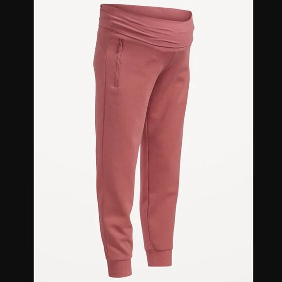 Old Navy XS Maternity Dynamic Fleece Rollover-Waist Joggers - Picture 2 of 6